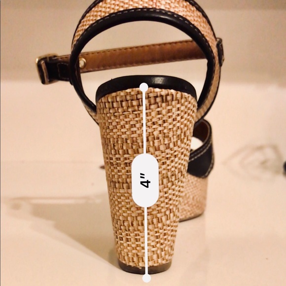 Tan & Black Wedges 💕 - Picture 5 of 6